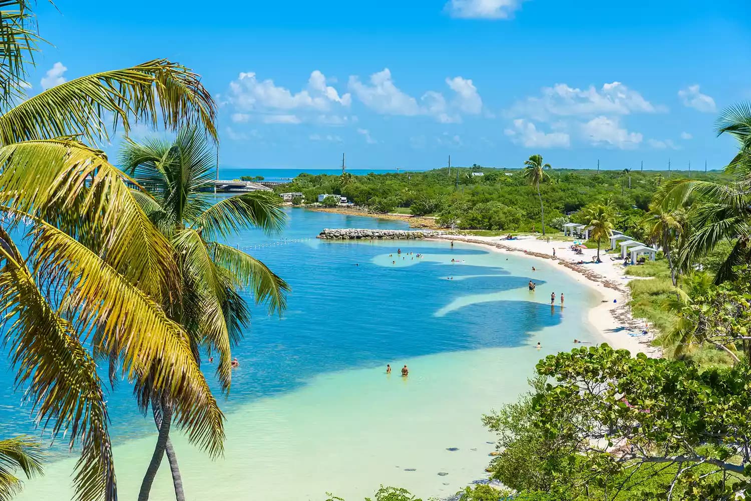 Beach park in Florida